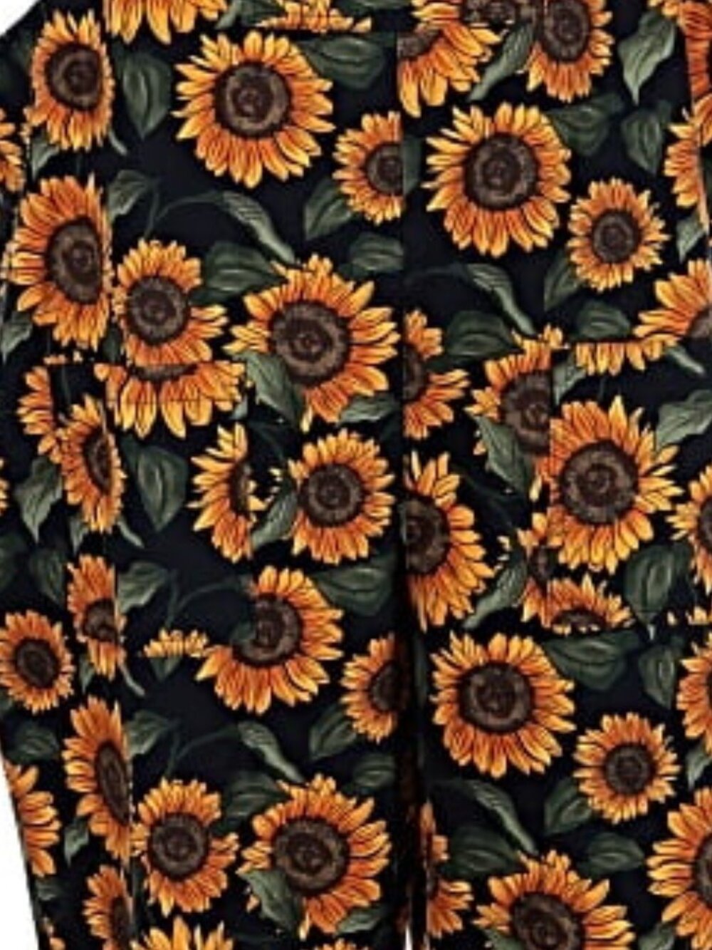 Lucy & Yak Sunflower Print Overalls in Yellow and Green *rare print* US 18/UK 22 - Picture 6 of 8